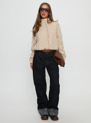 Kalle Jacket Brown Check