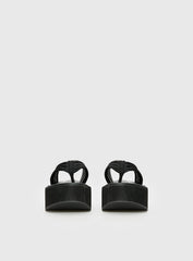 Therapy Bri Platform Thong Sandals Black