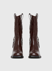 Cypress Western Boots Brown