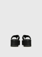Therapy Bri Platform Thong Sandals Black