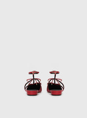 Ballet Club Flats Red