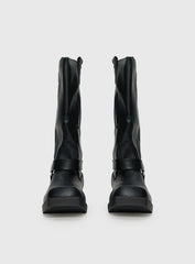 Wrecked Western Boots Black