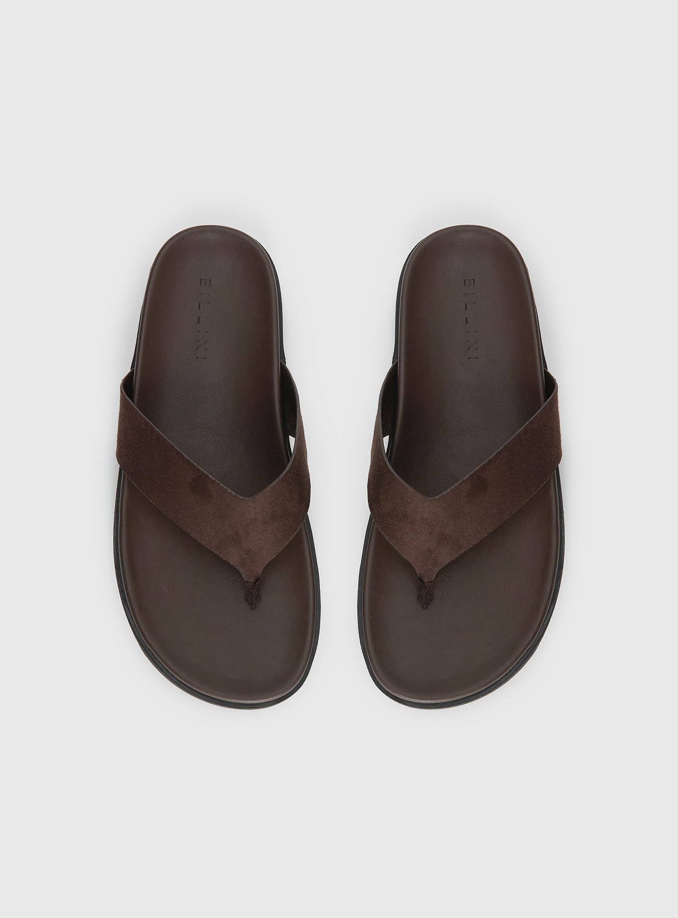 Billini Aila Sandals Dark Cacao Faux Suede
